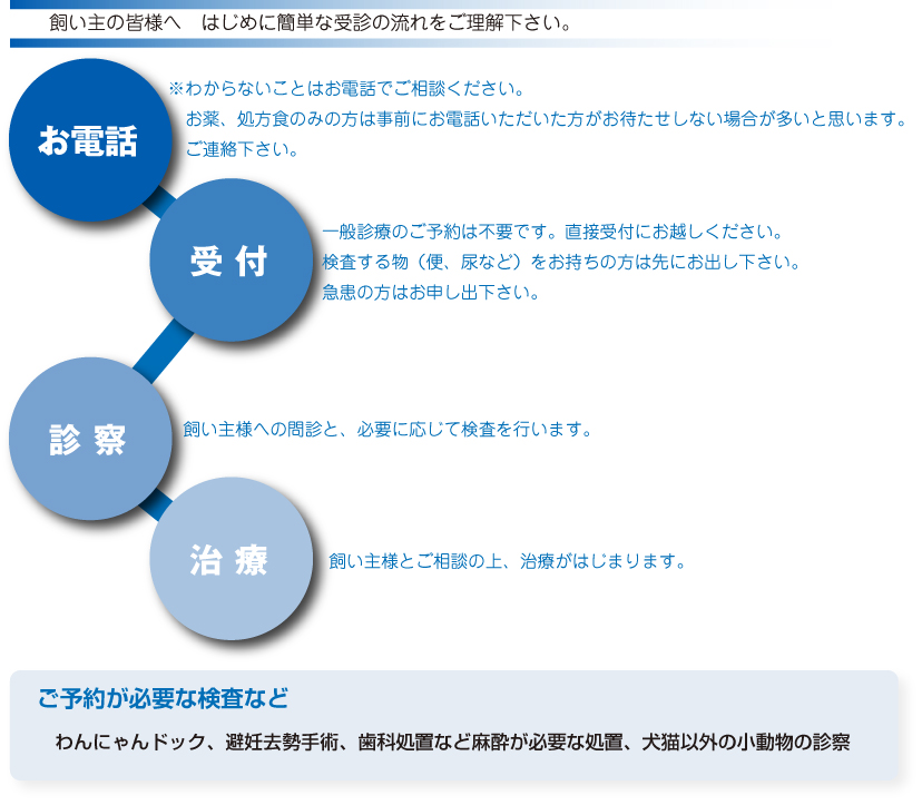 受診の流れ